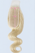 2x6 Blonde Body Wave Invisible HD Micro-Knot Closure